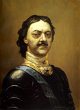Портрет Петра Великого. 1995. Х.м. 80x60. Сергей Кириллов.