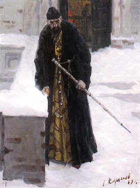 Sketch to Ivan the Terrible (No. 20). 1989. Oil, cvs 80x60. Sergei Kirillov